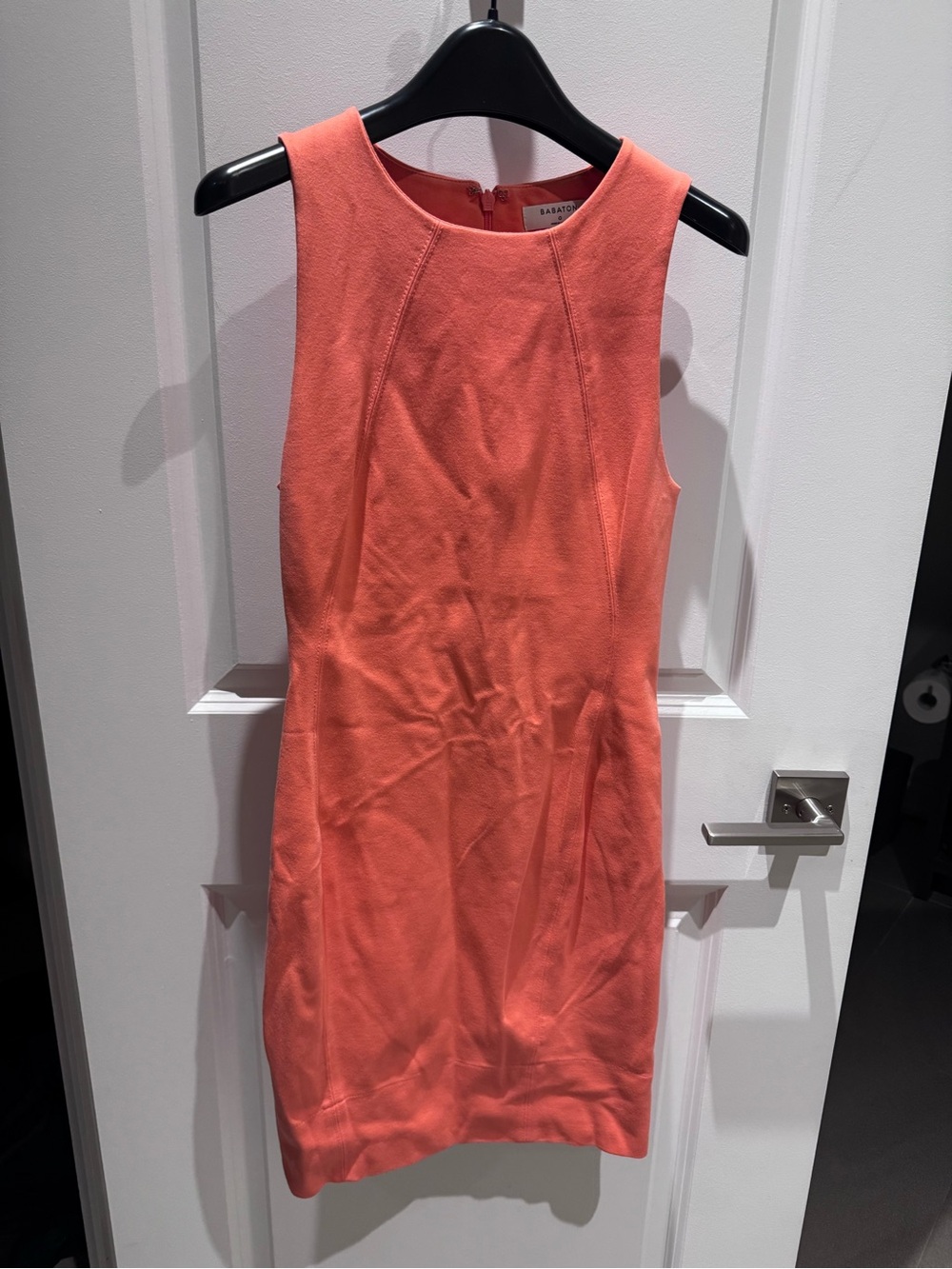 Aritzia Babaton Coral Sheath Dress